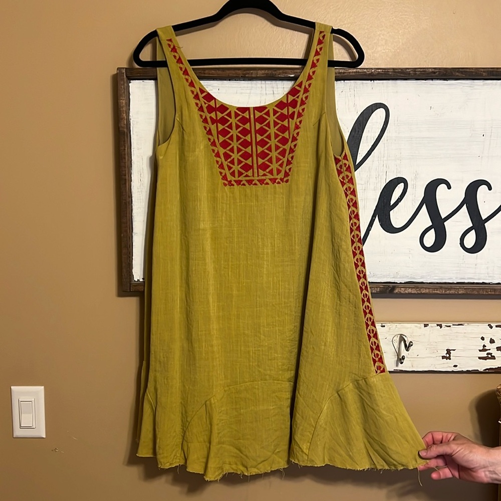 THML Dress with Embroidery Detail